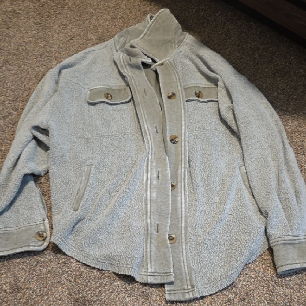 Cozy Gray Shacket